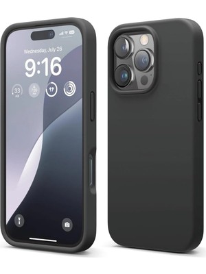 Emybox Soft Grade Serisi L Iphone 16 Pro Içi Kadife Kamera Korumalı Lansman Silikon Telefon Kılıfı