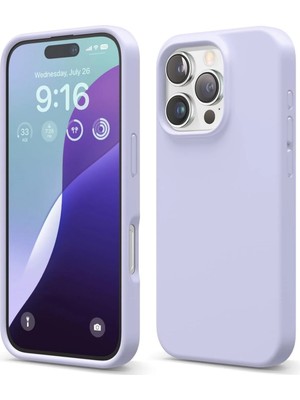 Emybox Soft Grade Serisi L Iphone 16 Pro Içi Kadife Kamera Korumalı Lansman Silikon Telefon Kılıfı