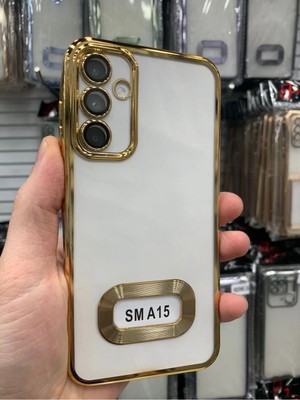 Emybox Samsung Galaxy A15 Kamera Lens Korumalı Şeffaf Yumuşak Silikon Telefon Kılıfı Kapak