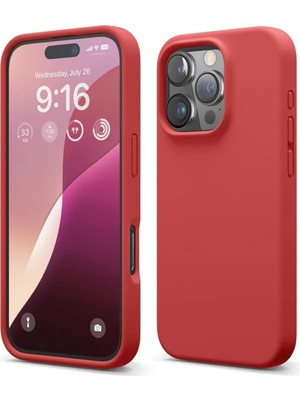 Emybox Soft Grade Serisi L Iphone 14 Pro Içi Kadife Kamera Korumalı Lansman Silikon Telefon Kılıfı
