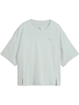 Puma Kadın / Kız Yeşil Puma Her Tee Yeşil Kadın T-Shirt