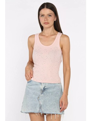 Gülseli Ön Taşlı Kaşkorse Bluz P-00022277