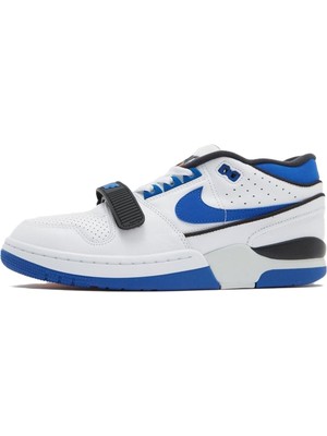 Nike Air Alpha Force 88 Leather Mens White Blue Sneaker Hakiki Deri Günlük Spor Ayakkabı Beyaz Mavi
