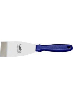 Eco Port Bursa Paslanmaz Gıda Spatulası No:4, 10 cm - Plastik Sap