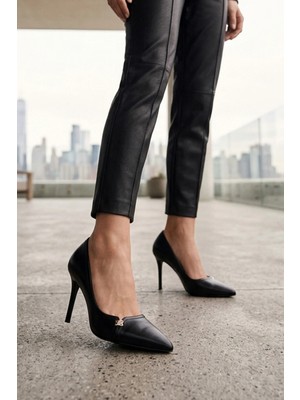 Ayakkabı Fuarı Elit PM434 KD1226 Kadın Stiletto Siyah