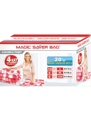 Magic Saver Bag 20 Li "Bahar Temziliği Seti" - 3