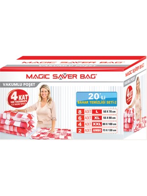 Magic Saver Bag 20 Li "Bahar Temziliği Seti" - 2