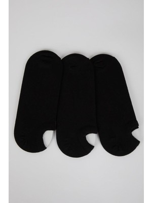 DeFacto Erkek Görünmez 3 Lü Pamuklu Sneaker Çorap  (Ns)