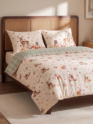 LC Waikiki Karışık Desenli Çift Kişilik Nevresim Seti  (W6)