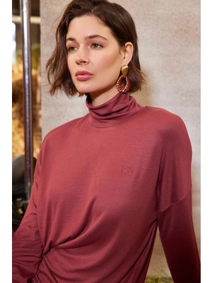 Nightlove Monamise Balıkçı Yaka Çizgi Desenli Alt Üst Takım