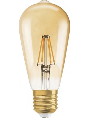 Ledolet Flament 4W 2700K ST64 LED Ampul Kırılmaz Gövde Dim Edilebilir