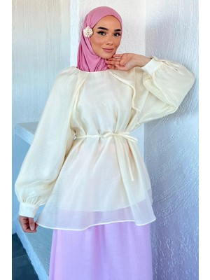 Julude Iç Astarlı Salaş Tesettür Bluz P-00022190