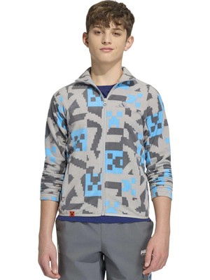 AKD8747 Adidas K Mc mt Fz Fle Çocuk Mont Gri