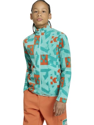 AKT0905 Adidas K Mc mt Fz Fle Çocuk Mont Turkuaz