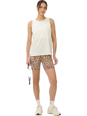 Sweaty Betty Ultimate Train Loose Rib Tank Kadın Beyaz Tank Top