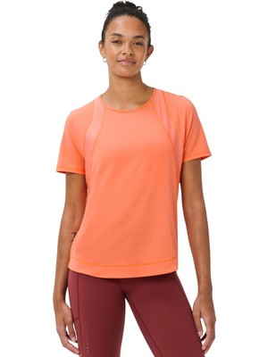 Sweaty Betty Breathe Easy Mesh Kadın Turuncu Tişört