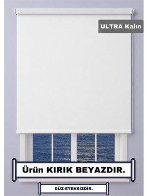 Esdeh Ultra Kalın Stor Zebra Güneşlik Perde – Mat Kalın Kumaş - Alüminyum Aksam