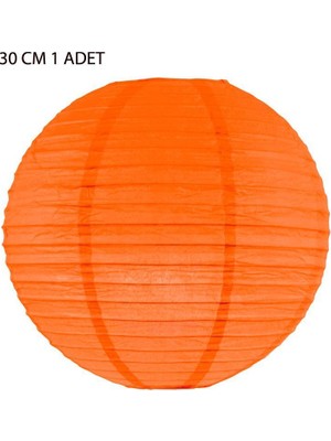 Pandoli Çin Feneri Asma Süs Turuncu Renk 1 Adet 30 cm Halloween