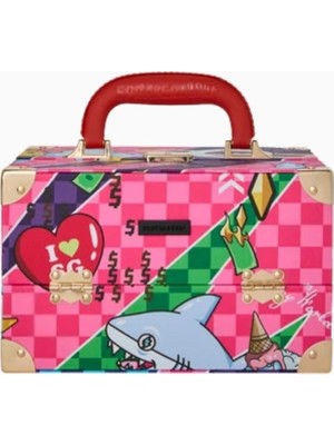 Sprayground Kawaii Chaos Shark Mor Takı Organizer Kutusu