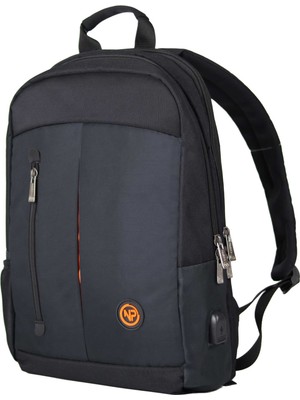 Npo Citylifeplus Smart 16" Çift Ana Bölmeli Notebook Sırt Çantası-Siyah