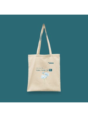 Bi' Dünya Haber De Serisi Ruhum Daralıyor Deme Kalbime Genişlik Ver De Tote Bag Baskılı Bez Çanta