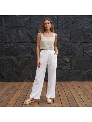 Ellovia Keten Pantolon
