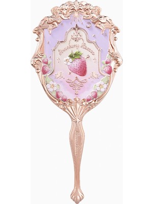 Flower Knows Strawberry Rococo Wisteria Purple Rokoko Desenli El Aynası