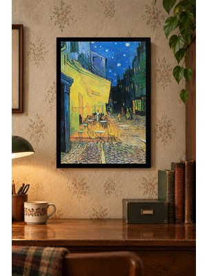 Onyx Lab Onyxlab Van Gogh Eseri, Mdf Tablo, Çerçeve Görünümlü Ahşap Poster