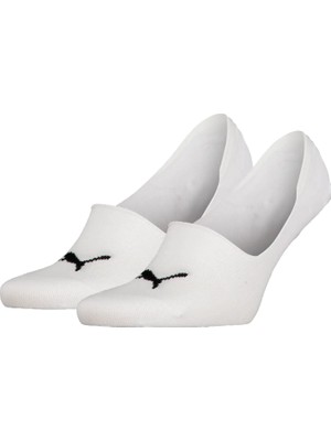 Puma Unisex Beyaz Puma Puma Unısex Mıd Cut Footıe 2 Beyaz Unisex Çorap