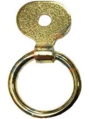 Pileli Store Halkalı Tablo, Çerçeve Askısı, Küçük, 15X28MM, Sarı - 100 Adet