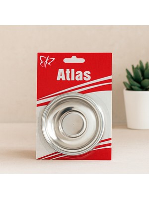 Bezos 6'lı Metal Çay Tabağı Seti