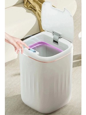 Sepetopia Akıllı Teknolojik Çöp Kutusu Uv Işıklı Otomatik Aç Kapat Sensörlü Mutfak Banyo Ev 20L