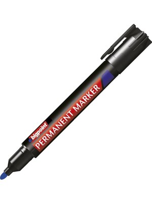 Bigpoint BP915-35 Permanent Markör Yuvarlak Uç Mavi Adet