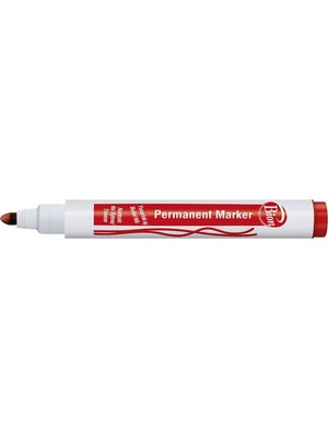 Mas 9175 Bion Permanent Marker Yuvarlak Uç Kirmizi Adet