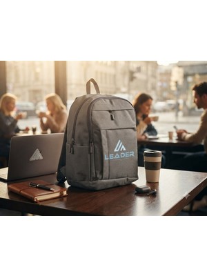 Leader Bag Store Renkli Üç Gözlü Sırt Çantası