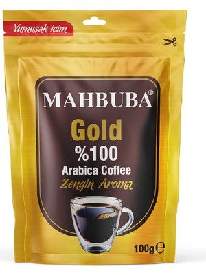 Mahbuba Çözünebilir %100 Arabica Gold Kahve Tam Kıvamında 100gr
