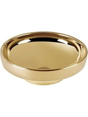 Vitra -  Water Jewels Tezgah Üstü Çanak Lavabo 40 cm Altıngold Outlet - 4334B072-0016-