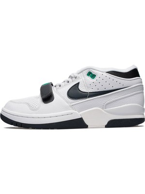 Nike Air Alpha Force 88 Leather Mens White Black Sneaker Hakiki Deri Günlük Spor Ayakkabı Beyaz Siyah