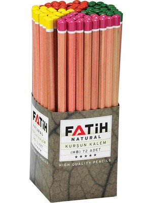 Fatih 12210 Mercanli Naturel Kursun Kalem 72 Li Paket