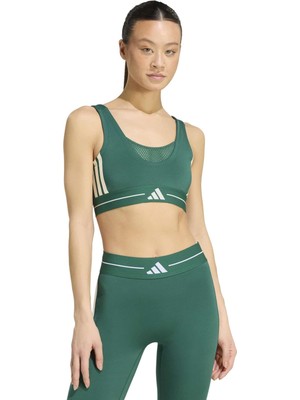 AKQ5750 Adidas Hyg Bralette D Kadın Büstiyer Yeşil