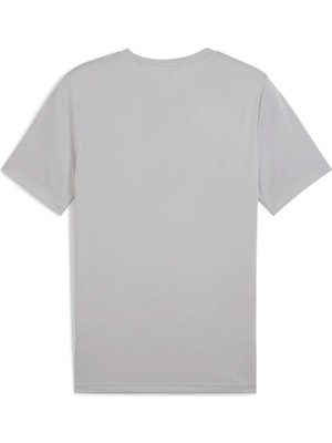 Puma Erkek Gri Puma Ess Small Logo Poly Tee Gri Erkek T-Shirt