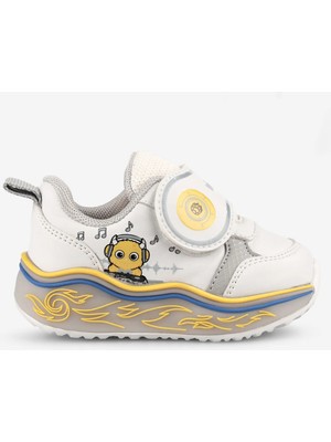 Vicco Root Işıklı Erkek Bebek Beyaz Sneaker