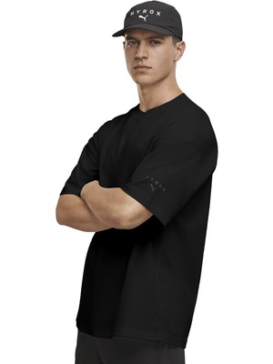 P528131 Puma x Hyrox M Cıty Lıfestyle Tee Erkek T-Shirt Siyah