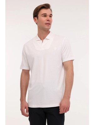 Lumberjack Erkek Polo Yaka Tişört Juan 12URB4001 Beyaz
