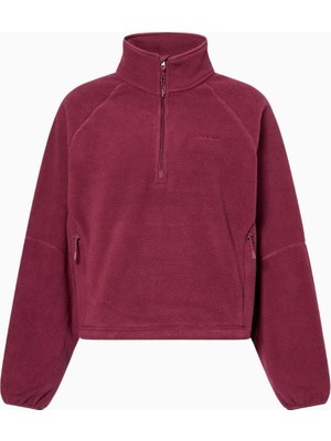 Adanola Funnel Neck Polar Fleece Yarım Fermuarlı Polar Kadın Sweatshirt