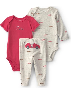 Layette Erkek Bebek 3'lü Set CTR-1V252010
