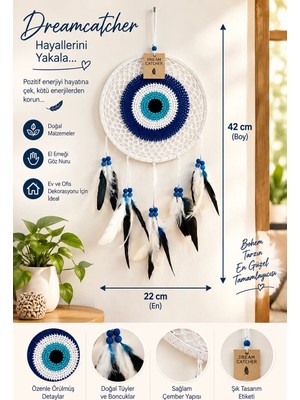 Kapadokya Hediyelik Düş Kapanı Dreamcatcher Rüya Kapanı Dekoratif Duvar Süsü