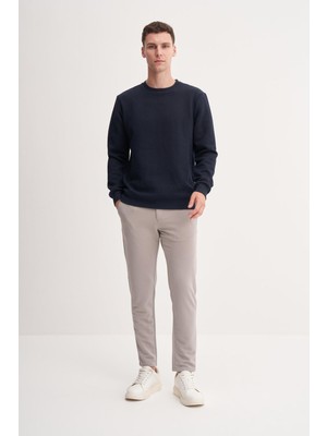 Cazador 53395 Erkek Bisiklet Yaka Sweatshirt