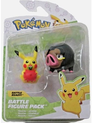 Mercan Terlik Çanta Pok PKW3021 Pokemon Battle 2li Figür Seti Bahar Serisi