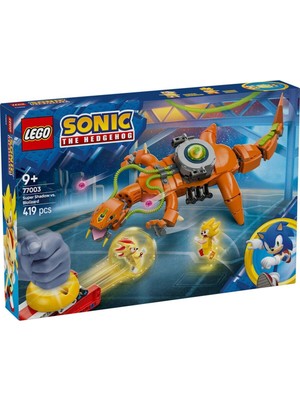 Mercan Terlik Çanta 77003 LEGO Sonic The Hedgehog Super Shadow ve Biolizard'a Karşı 419 Parça +9 Yaş